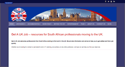 Desktop Screenshot of getaukjob.co.za