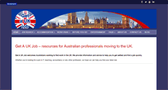 Desktop Screenshot of getaukjob.com.au